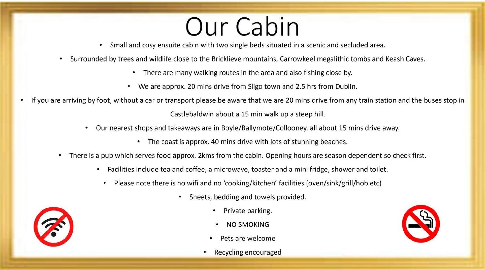 Carrowkeel Cabin Sligo Zewnętrze zdjęcie